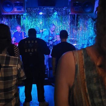 The White Squirrel Bar - Stage, complete with the band Death Makes Time. - Music Venues Near Me - Saint Paul, Minnesota The White Squirrel Bar - Stage, complete with the band Death Makes Time. - Music Venues Near Me - Saint Paul, Minnesota