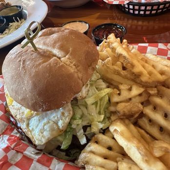 By Golly’s - A 5 star burger with Waffle Fries. - Sandwiches Near Me - Springfield, Ohio