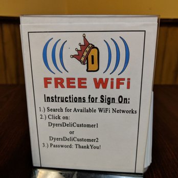 Dyers Deli - Free WiFi. - Delis Near Me - Parkesburg, Pennsylvania