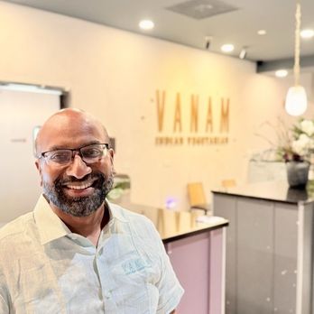 Vanam - Owner at front entrance (very nice guy) - Indian Near Me - Schaumburg, Illinois Vanam - Owner at front entrance (very nice guy) - Indian Near Me - Schaumburg, Illinois