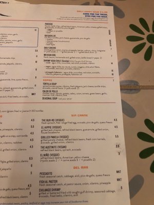 Menu photo 2 Taco Flats-Clarksville Austin, TX