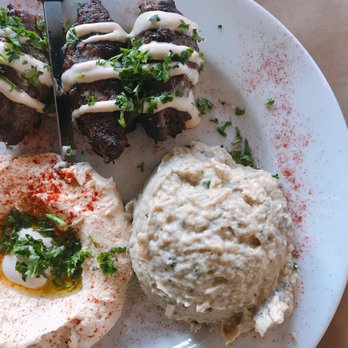 Oren's Hummus - Skewer : (3.5) - little portion of meat.. - Mediterranean Near Me - Cupertino, California