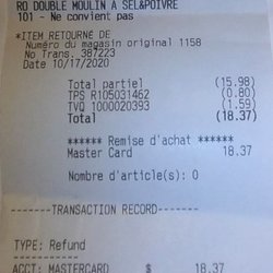 Stokes - 18 octobre 2020 / Retour - vendeuse: Maroun
