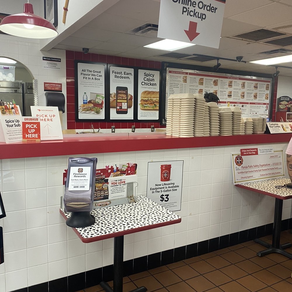 the inside of a fast food restaurant the inside of a fast food restaurant