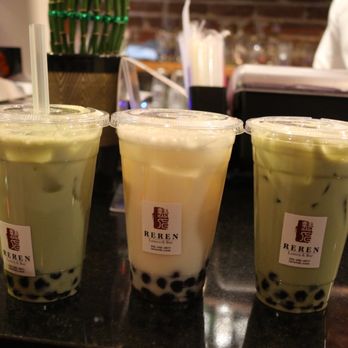 Reren Lamen & Bar - Awesome matcha bubble tea tastes smooth, authentic, and unique. - Ramen Near Me - Washington, DC, District of Columbia Reren Lamen & Bar - Awesome matcha bubble tea tastes smooth, authentic, and unique. - Ramen Near Me - Washington, DC, District of Columbia