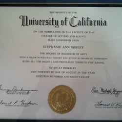 Stephanie Riseley Hypnotherapy & Past Life Regressions - UC Berkeley - undergraduate degree