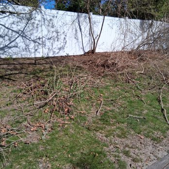 TripleB Landscaping - This is a before picture of the back of the property - Lawn Services Near Me - East Wareham, Massachusetts TripleB Landscaping - This is a before picture of the back of the property - Lawn Services Near Me - East Wareham, Massachusetts