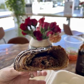The Green Pineapple - Inside the Vegan Chocolate Croissant $5 - Fashion Near Me - Key West, Florida The Green Pineapple - Inside the Vegan Chocolate Croissant $5 - Fashion Near Me - Key West, Florida