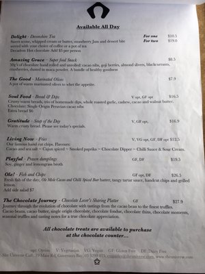 Menu photo 6 She Chocolate Lyttelton, CAN Menu photo 6 She Chocolate Lyttelton, CAN