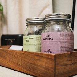 The Hot Suite - organic tea - with honey!