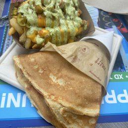 Pesto Chicken Crepe Pesto Chicken Crepe