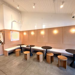 The inside! Tables to chill at ~