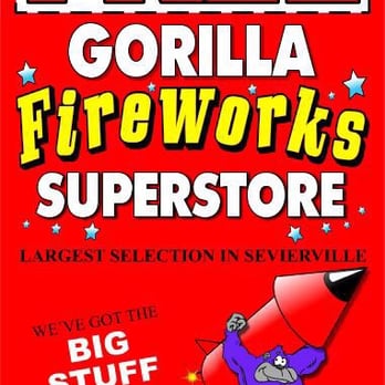 Gorilla Fireworks USA - Fireworks Near Me - Sevierville, Tennessee