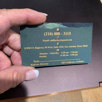 Luckey Nail & Spa - Business card. - Nail Salons Near Me - San Antonio, Texas Luckey Nail & Spa - Business card. - Nail Salons Near Me - San Antonio, Texas