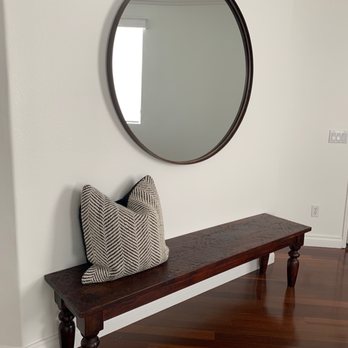 Hangers Art Installation - Large mirror - Interior Design Near Me - Ladera Ranch, California