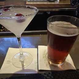 Drinks prepped and served by Kelly.