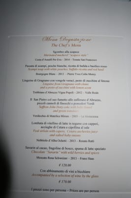 Menu photo 8 La Sponda Positano, SA Menu photo 8 La Sponda Positano, SA