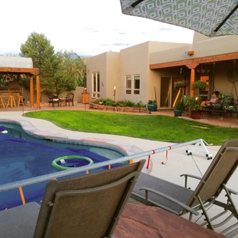 Back To Earth Landscaping - a backyard with a pool - Landscaping Near Me - Placitas, New Mexico Back To Earth Landscaping - a backyard with a pool - Landscaping Near Me - Placitas, New Mexico