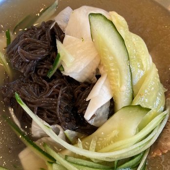 Yu Chun Korean Restaurant - Black Noodle In Iced Soup - Korean Near Me - Honolulu, Hawaii Yu Chun Korean Restaurant - Black Noodle In Iced Soup - Korean Near Me - Honolulu, Hawaii