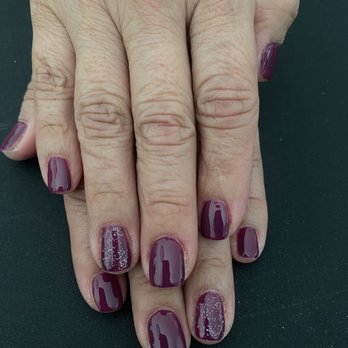 Brianne's Mobile Nail Services - Gel Mani on Natural nails with gel extension repairs on the middle fingers - Nail Technicians Near Me Brianne's Mobile Nail Services - Gel Mani on Natural nails with gel extension repairs on the middle fingers - Nail Technicians Near Me