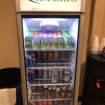 Advantage Auto Glass - Cooler full of sodas while you wait. - Windshield Installation & Repair Near Me - Mesa, Arizona