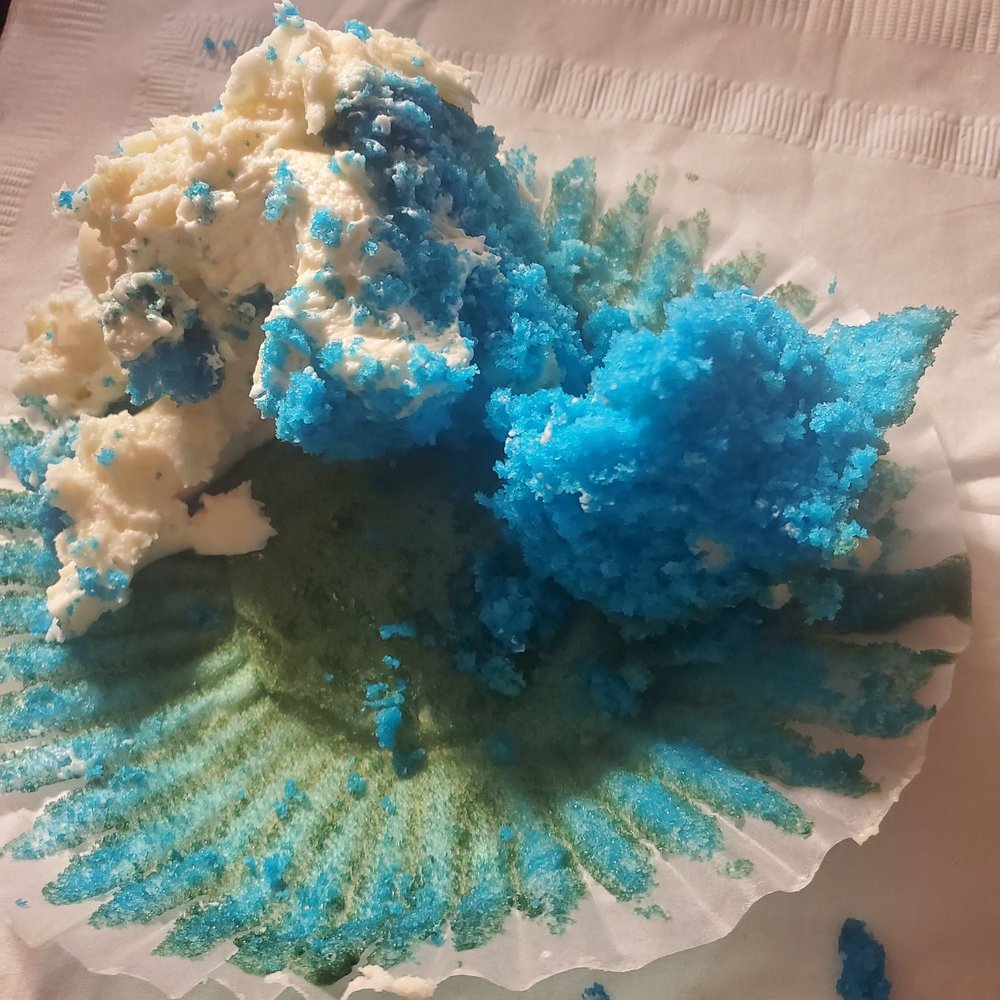 Colossal Cupcakes - Sorry I forgot to take it before I devoured it.. it was so good though I couldn't help it!! - Bakeries Near Me - Cleveland, Ohio
