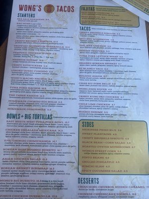 Menu photo 2 Wong's Tacos - Midlothian Midlothian, VA