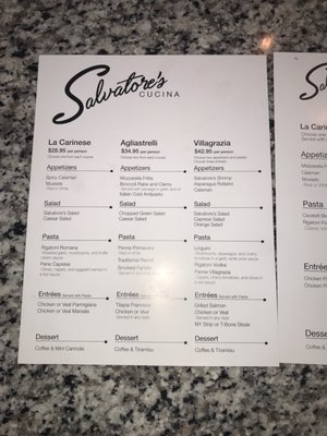Menu photo 1 Salvatore's Cucina Levittown, PA Menu photo 1 Salvatore's Cucina Levittown, PA