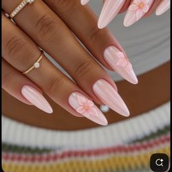 Milluxury Nail Spa - Expectation vs. Reality. I'm honestly very disappointed with how my nails turned out. This is not what I asked for.