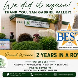 Lotus Health & Wellness Center - Thank you for your continued support.