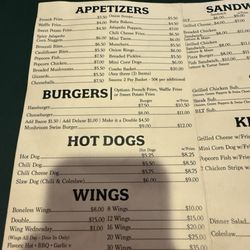 The Other Bar & Grill - Menu