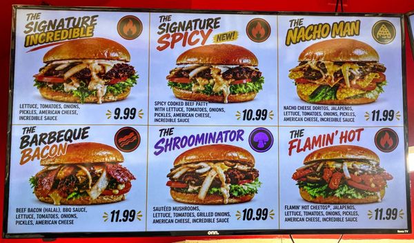 Menu photo 1 Incredible Burger Hurst, TX Menu photo 1 Incredible Burger Hurst, TX