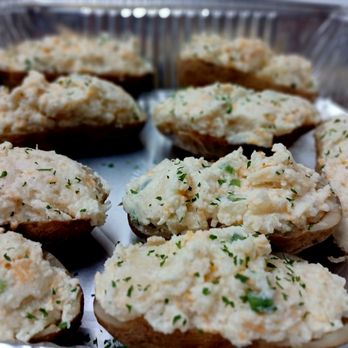 Connie Joe's - Twice Baked 3 Cheese Potato... back to the oven - Caterers Near Me Connie Joe's - Twice Baked 3 Cheese Potato... back to the oven - Caterers Near Me