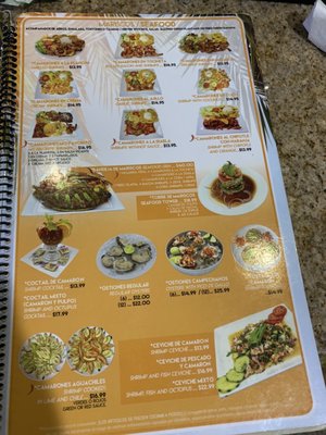 Menu photo 6 Costa Del Sol Charlotte, NC