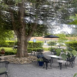 Outdoor dining area