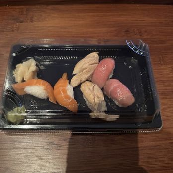 Jinbei West - $48 dollars worth of nigiri. Fishy and extremely poor quality. You will get better sushi at the grocery store. - Sushi Bars Near Me - Peachtree Corners, Georgia Jinbei West - $48 dollars worth of nigiri. Fishy and extremely poor quality. You will get better sushi at the grocery store. - Sushi Bars Near Me - Peachtree Corners, Georgia