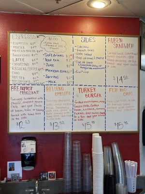 Menu photo 1 The New Baking Company Santa Fe, NM