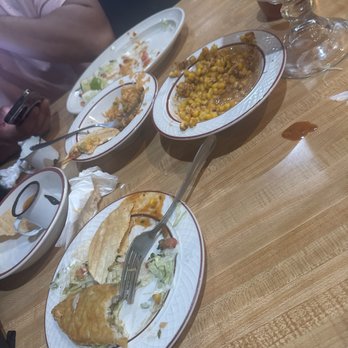 Sin Fronteras Tacos - Fish taco, Mexican corn (cup), shrimp cocktail... not good at all! - Mexican Near Me - Las Vegas, Nevada