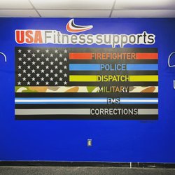 USA Fitness - USA Fitness gives a discount to Firefighters, Police, and active military.