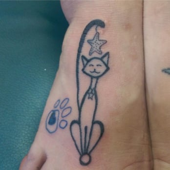 Atomic Tattoo - LOVE my tattoo from Cody!  It was EXACTLY what I wanted and turned out great!!! It's PURR-fect.;) - Tattoo Near Me - Pflugerville, Texas
