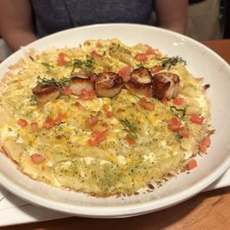 Alaskan Baked Sea Scallops Mac and Cheese