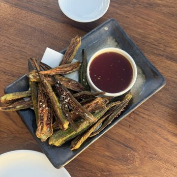 Nobu Malibu - Crispy Okra with Garlic Ponzu - Sushi Bars Near Me - Malibu, California Nobu Malibu - Crispy Okra with Garlic Ponzu - Sushi Bars Near Me - Malibu, California