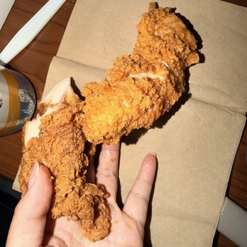Krispy Krunchy Chicken - Difference in color because the left one is old and dry. - Cajun/Creole Near Me - San Jose, California Krispy Krunchy Chicken - Difference in color because the left one is old and dry. - Cajun/Creole Near Me - San Jose, California