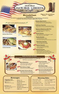 Menu photo 8 Ranchos Liberty Cafe Madera, CA