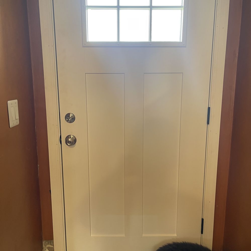 First Class Home Improvement - Front Door - Drywall Installation & Repair Near Me