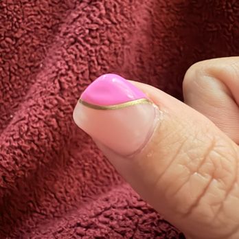 Nixa Nails - The bubbled gel where she told me 'that's just gel' instead of just fixing this one nail. - Nail Salons Near Me - Nixa, Missouri Nixa Nails - The bubbled gel where she told me 'that's just gel' instead of just fixing this one nail. - Nail Salons Near Me - Nixa, Missouri