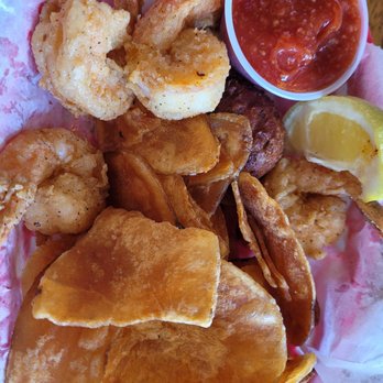 The Blue Gator - Kids (Shrimp and Potato Chips - Seafood Near Me - Dunnellon, Florida The Blue Gator - Kids (Shrimp and Potato Chips - Seafood Near Me - Dunnellon, Florida