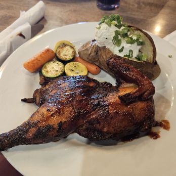 The Mining Company - Avocado Wood Smoked 1/2 Chicken (also comes with side of soup or salad) - Steakhouses Near Me - San Marcos, California The Mining Company - Avocado Wood Smoked 1/2 Chicken (also comes with side of soup or salad) - Steakhouses Near Me - San Marcos, California