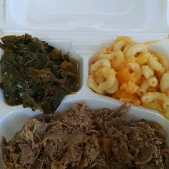 Backyard BBQ Pit - Pork plate with the best collards and Mac n Cheese ever - Barbeque Near Me - Durham, North Carolina Backyard BBQ Pit - Pork plate with the best collards and Mac n Cheese ever - Barbeque Near Me - Durham, North Carolina