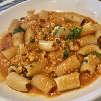 Frankie’s 823 - RIgatoni with Salmon - Italian Near Me - Saint James, New York Frankie’s 823 - RIgatoni with Salmon - Italian Near Me - Saint James, New York